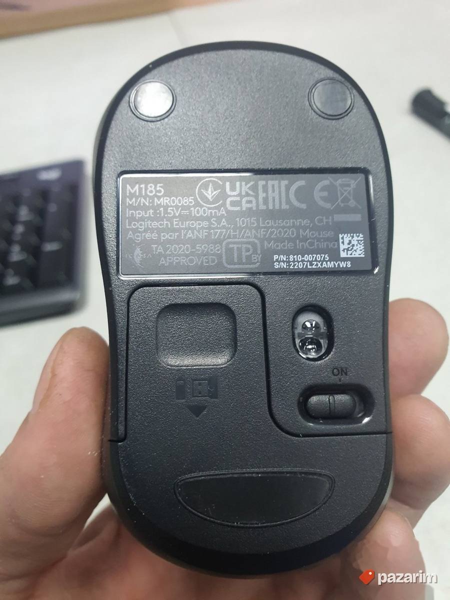 LOGITECH Bežična tastatura i miš MK270 US (Crna) 920-004508 6