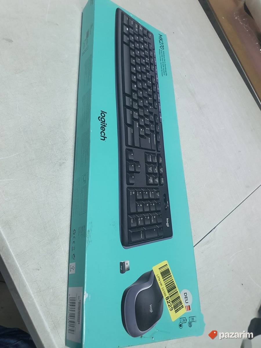 LOGITECH Bežična tastatura i miš MK270 US (Crna) 920-004508 8