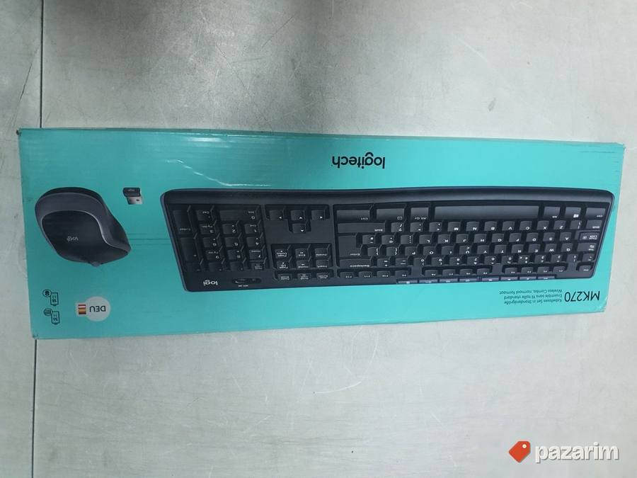 LOGITECH Bežična tastatura i miš MK270 DEU (Crna) 920-004508 8