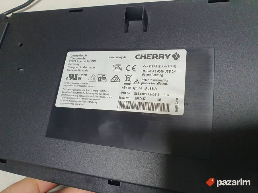 CHERRI G83 USB Tastatura - nemački jezik 3