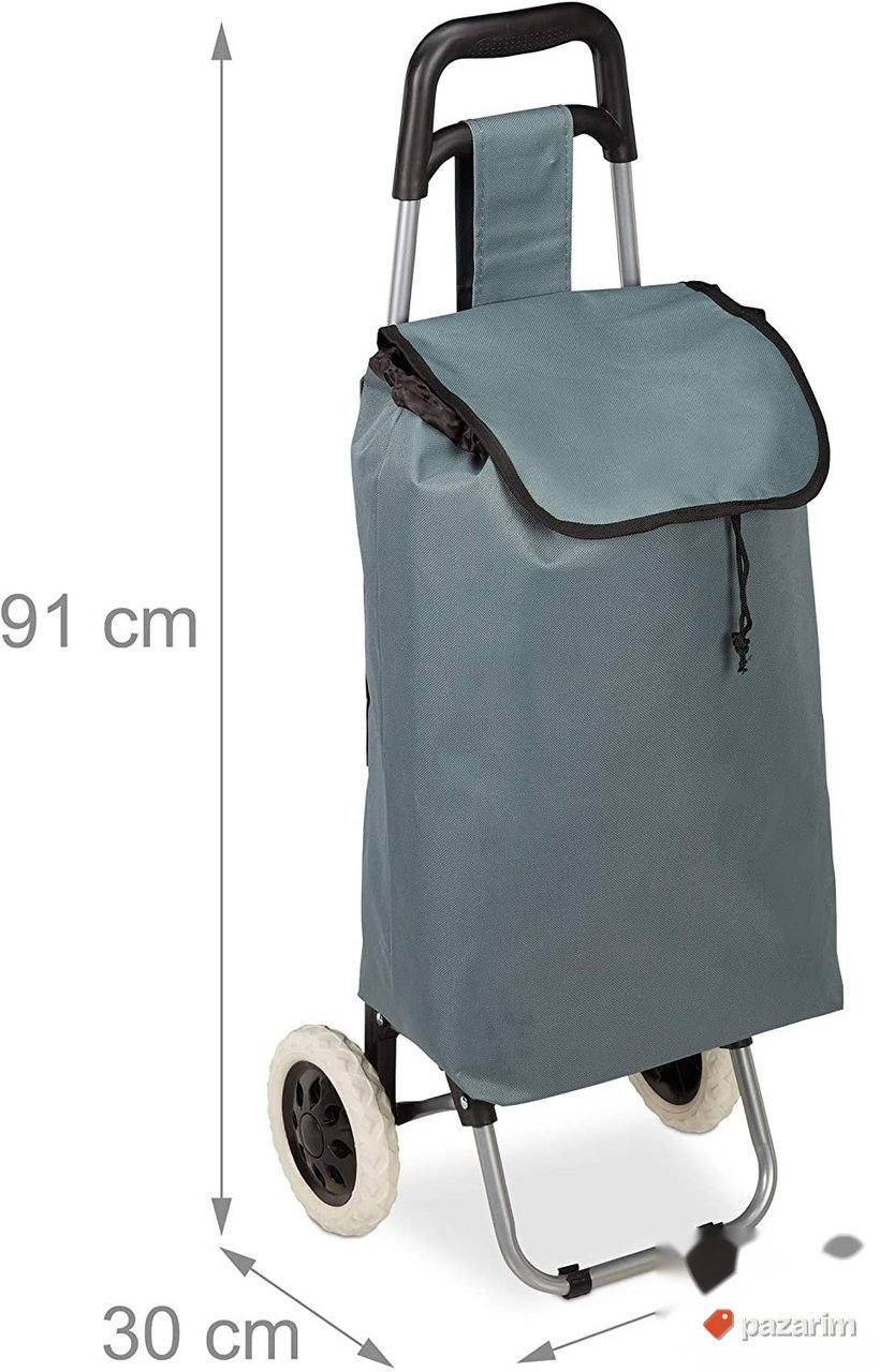 Kolica za Kupivini - pijacu 25L - Relaxdays 4