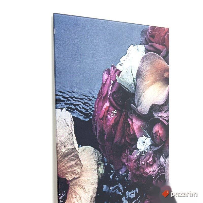 Dekorativna slika Picture Glass Flower Art Lady Kare design 6