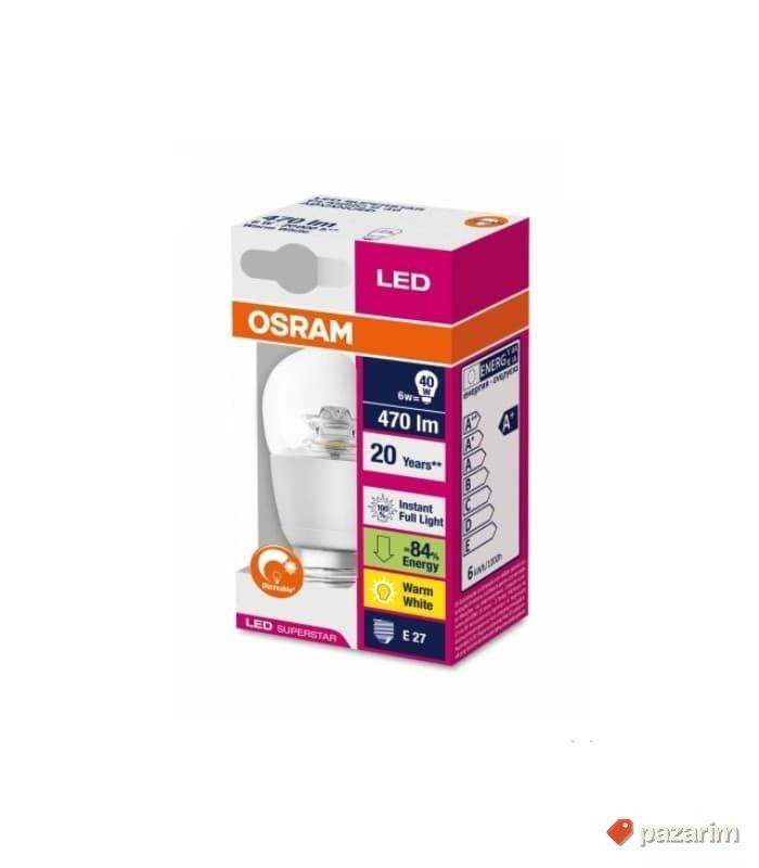 Led sijalica E27 Superstar Classic P 40 6W 827 220V Osram 3