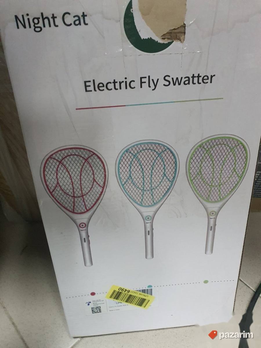 2u1 Reket za komarace + LED Lampa reket za muve i insekte 4