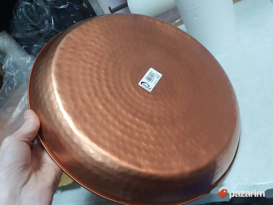 Bakrena orijentalna ukrasna činija 40cm 7