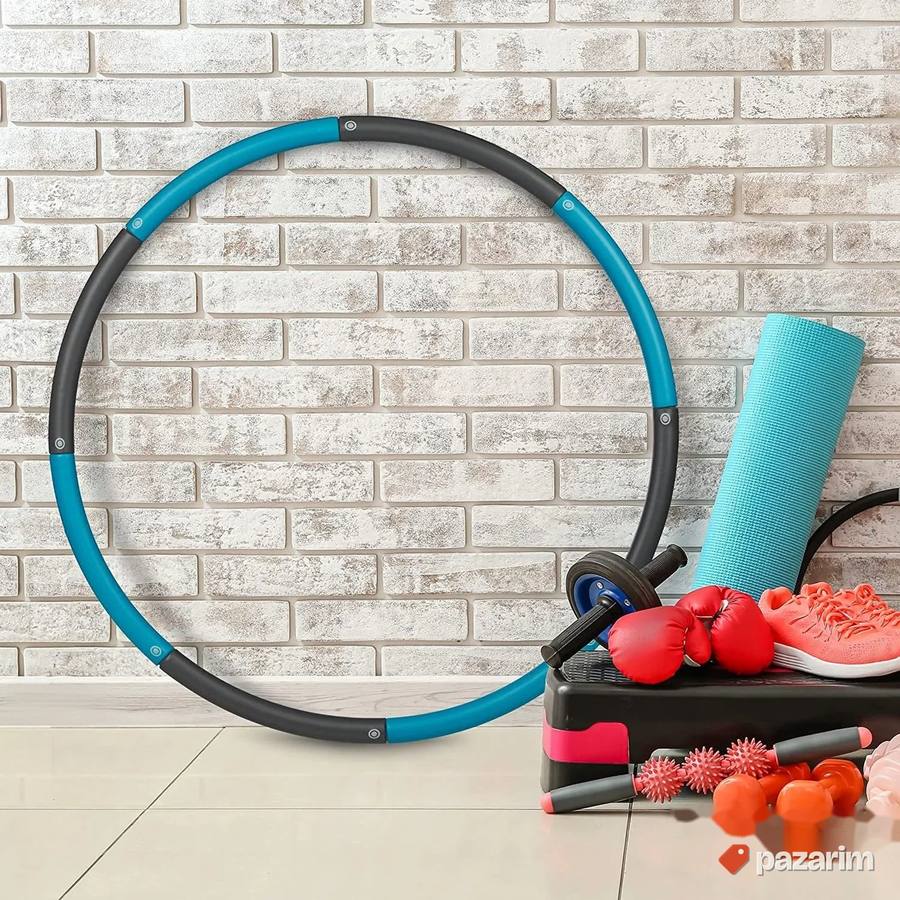 Fitness Hula Hop precnik 90 cm Sklopivi - Relaxdays 2