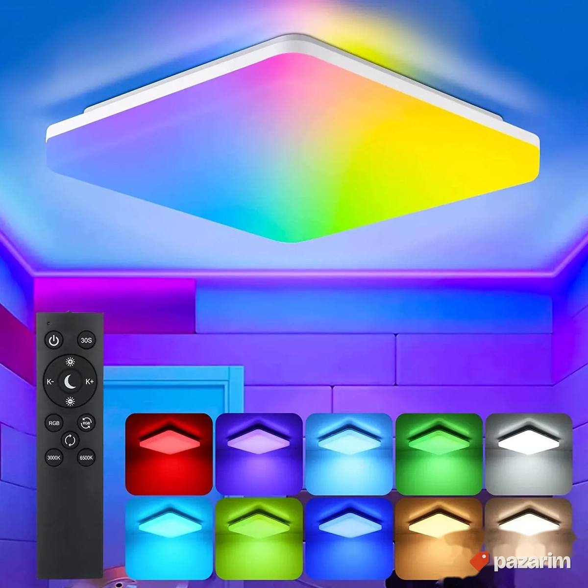 Led Rgb Plafonjera sa Daljincem - LEOEU 1
