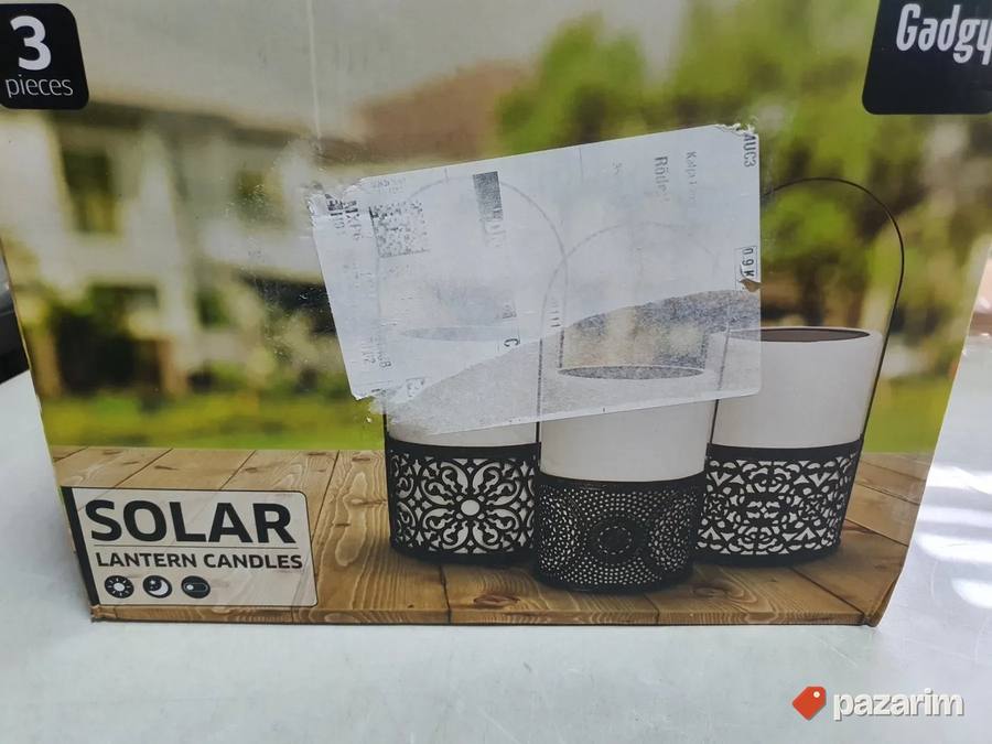 Solarni fenjer crno/beli - Gadgy 4