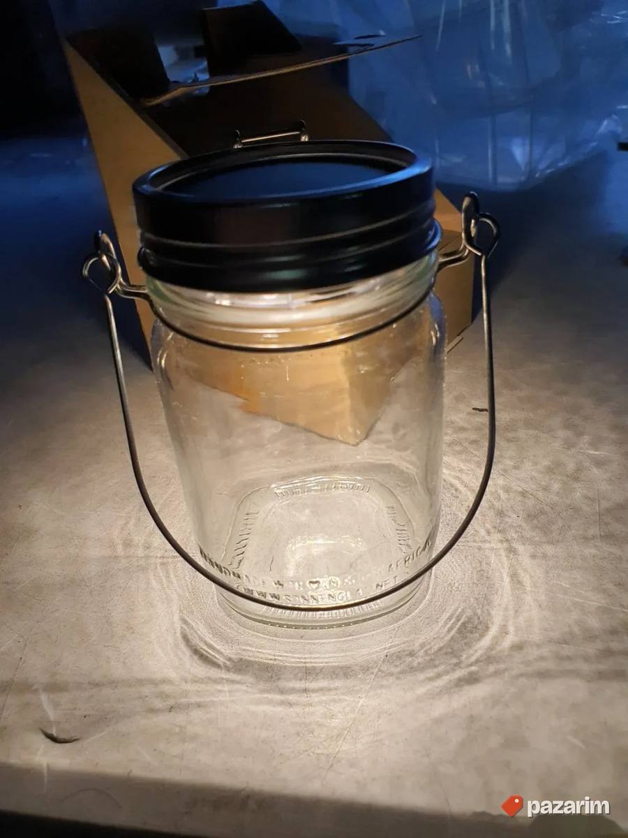 Staklena Tegla sa Led svetlom 8
