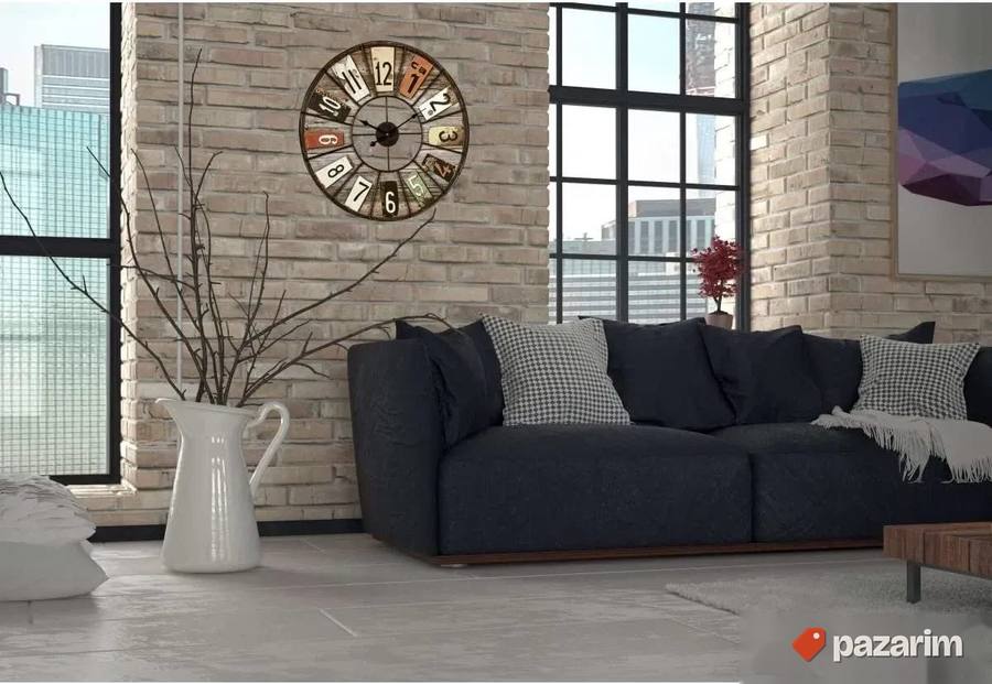 Retro Industrijski sat 60cm - Emotion 4