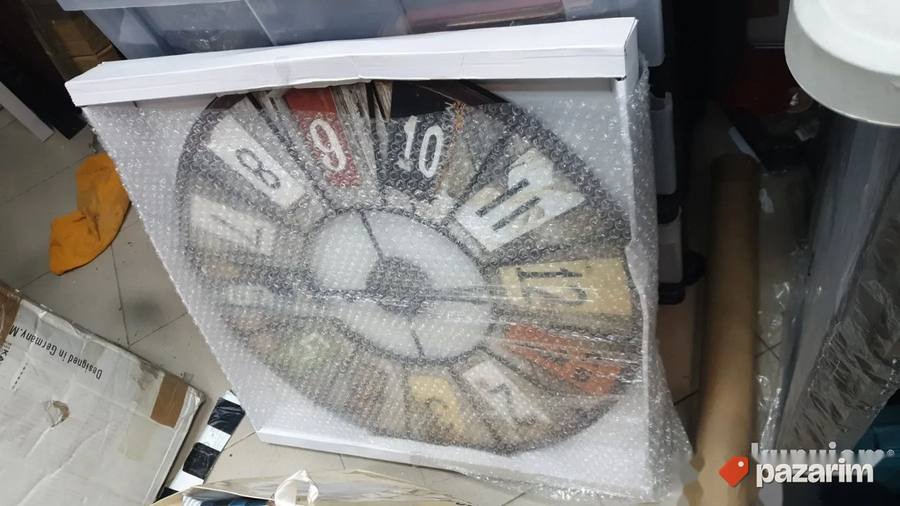 Retro Industrijski sat 60cm - Emotion 8