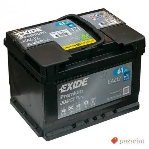 Akumulator Exide Premium EA612 12V 61Ah 1
