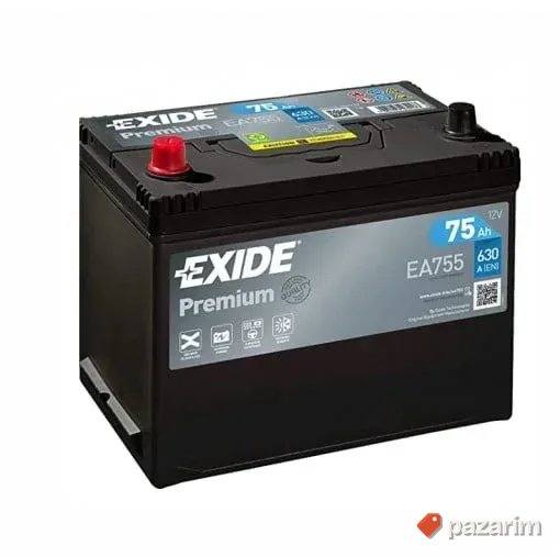 Akumulator Exide Premium EA755 12V 75Ah