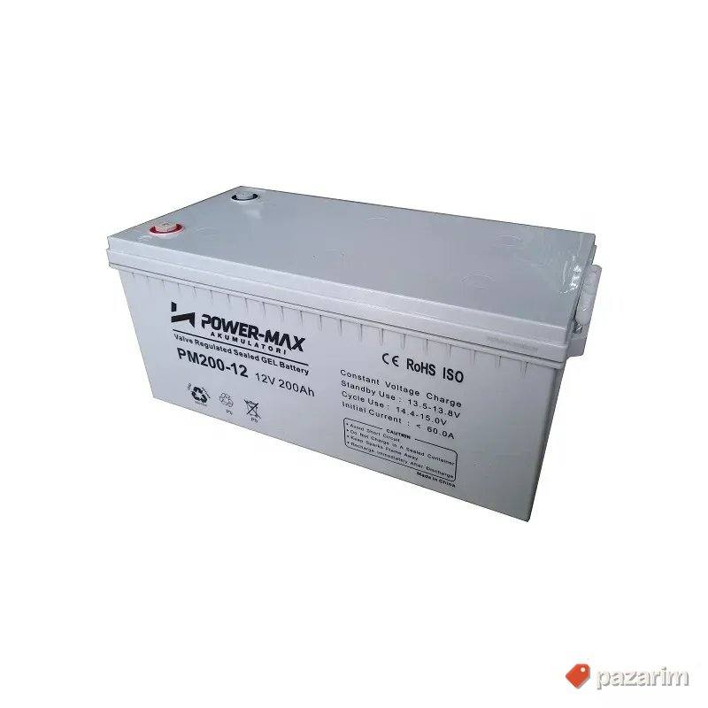 Akumulator POWER-MAX PM200-12 GEL 12V 1