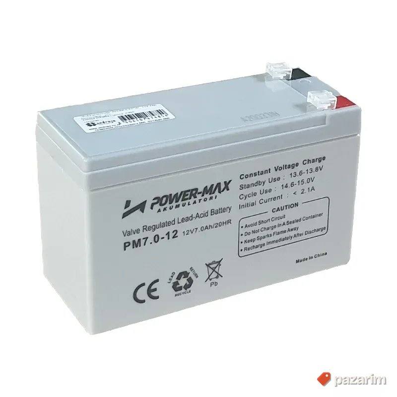 AGM Akumulator Power-Max PM7-12 12V 7Ah 1