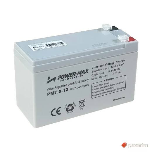 AGM Akumulator Power-Max PM7-12 12V 7Ah