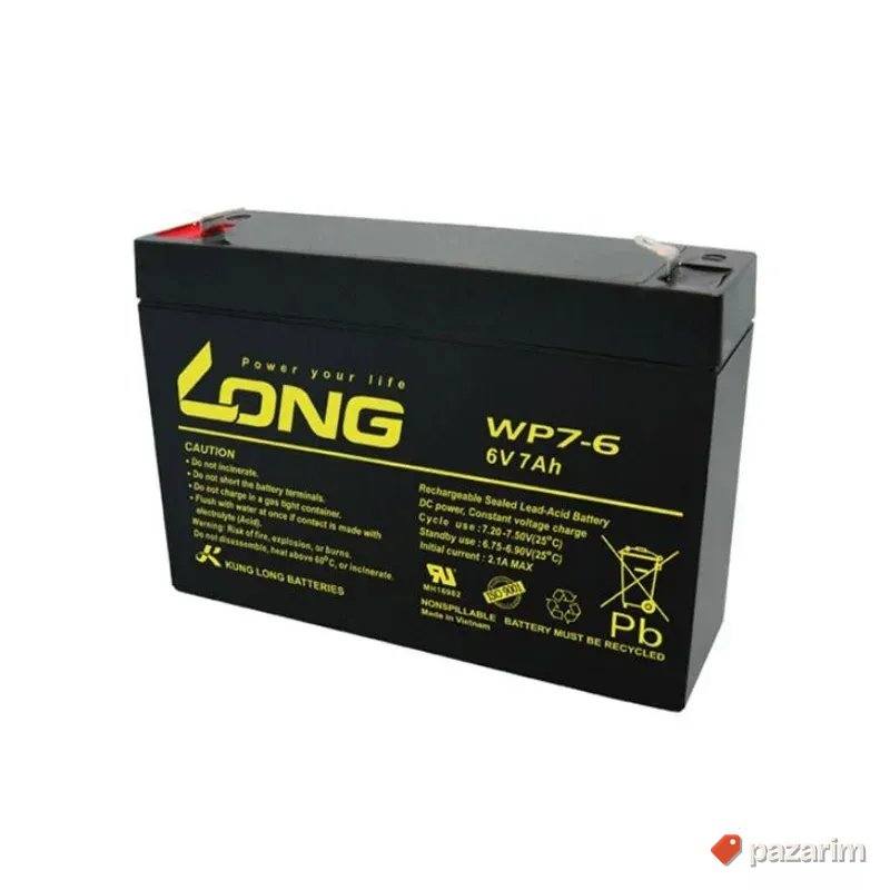 Baterija Long WP7-6 6V 7Ah 1