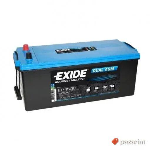 Exide Marine&Multifit EP1500 DUAL AGM 12V 180Ah (C20) 1