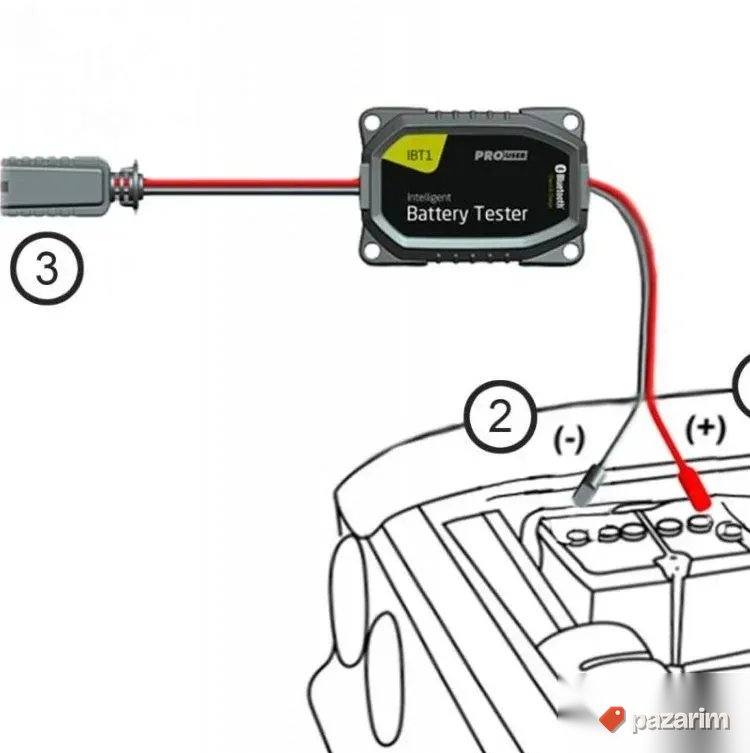 Pro-User IBT1 Bluetooth tester akumulatora 1