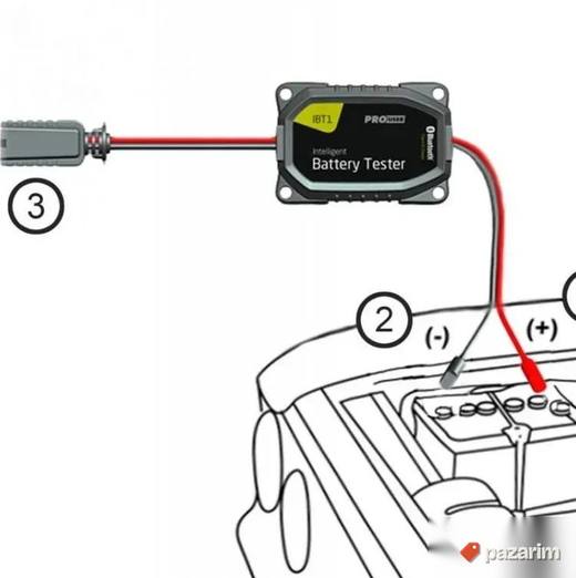 Pro-User IBT1 Bluetooth tester akumulatora