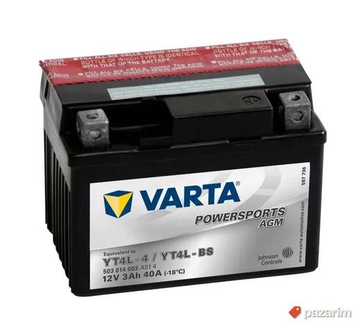 Moto akumulator Varta Powersports AGM 12V/3Ah YT4L-BS