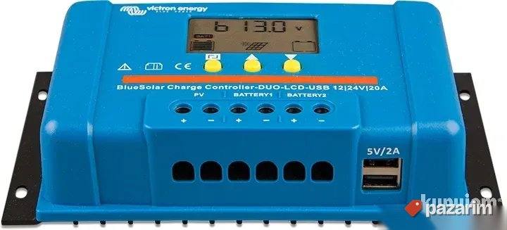 Regulator kontroler Victron BLUESOLAR PWM-LCD&USB 12/24V 10A 2