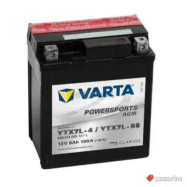 Akumulator Varta moto Powersports AGM 12V/6Ah YTX 1