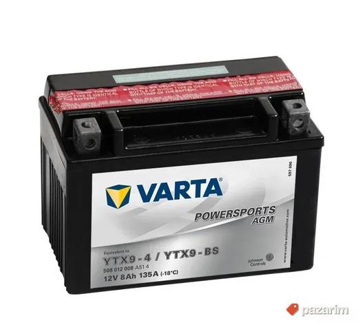 Akumulator 12V-8AH L+ YTX9-BS VARTA MOTO