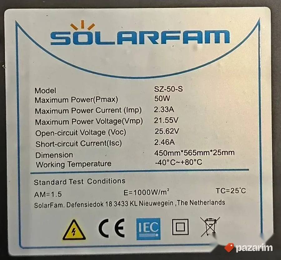 Solarni panel 30w-200W, monokristalni, FelicitySolar 6