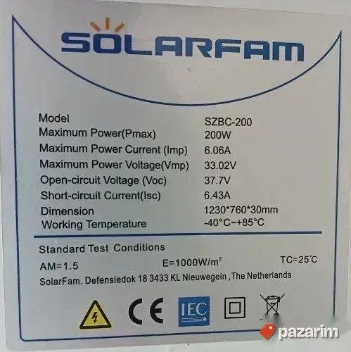 Solarni panel 30w-200W, monokristalni, FelicitySolar 8