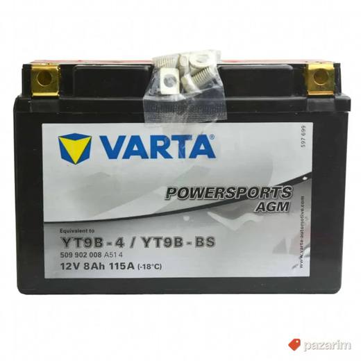 VARTA MOTO Akumulator za motore 12V08L YT9B-BS