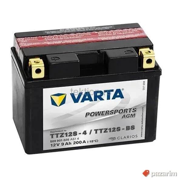 Varta Powersports AGM moto akumulator 12V/9Ah TTZ12S-BS 1