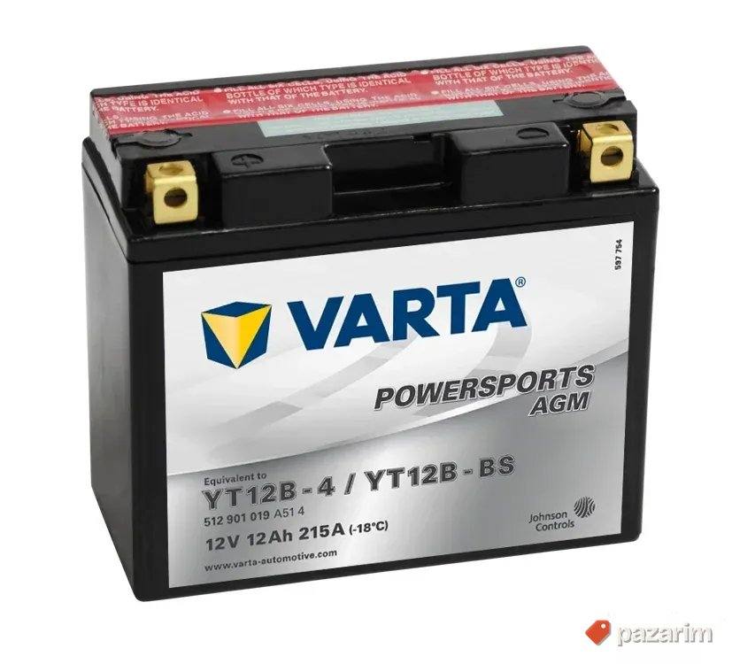Akumulator 12V-12AH L+ YT12B-BS VARTA MOTO 1