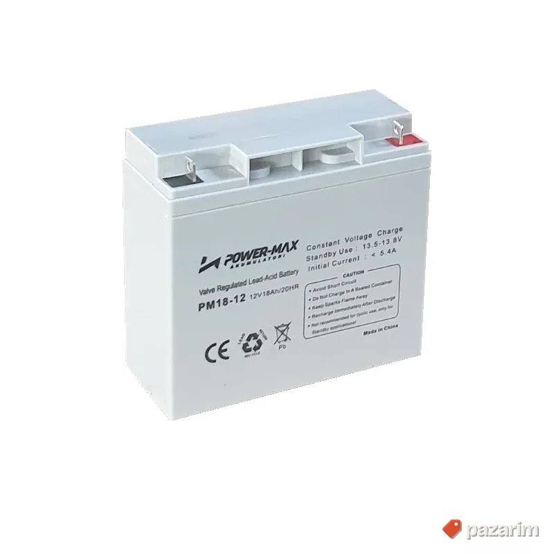 AGM Akumulator Power-Max PM18-12 12V 18Ah 1
