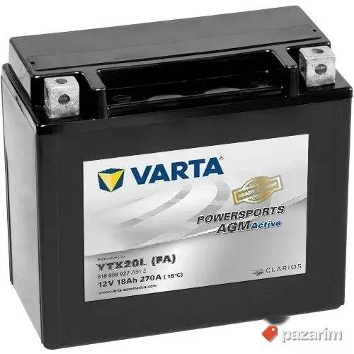Akumalator Varta Powersports AGM 12v 18a Active