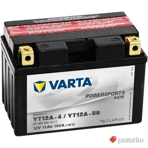 Varta Powersports AGM moto akumulator 12V/11Ah YT12A-BS