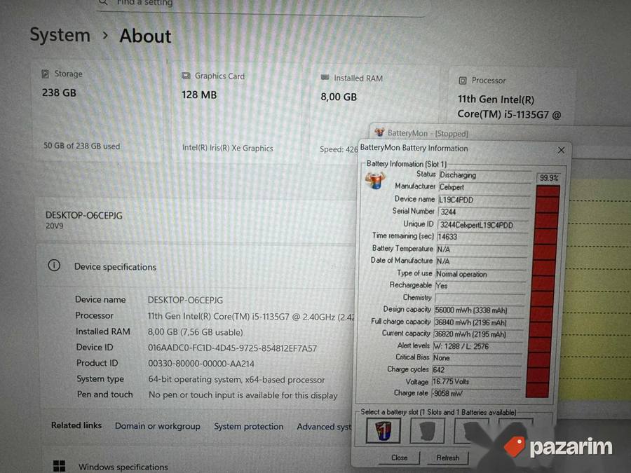 Lenovo thinkbook 13S/13.3 FHD IPS/INTEL I5-1135G7/Aluminijum 2
