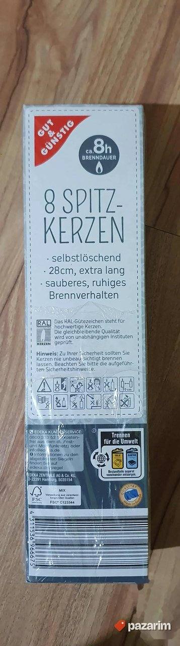 8 komada novih sveća (28cm) iz Nemačke 2