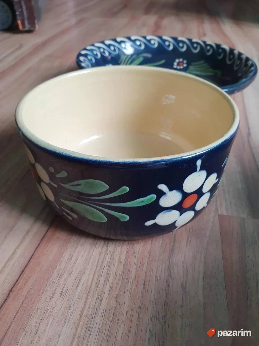 Prelep Alsace keramički set ručni rad iz Nemačke (7 delova) 2