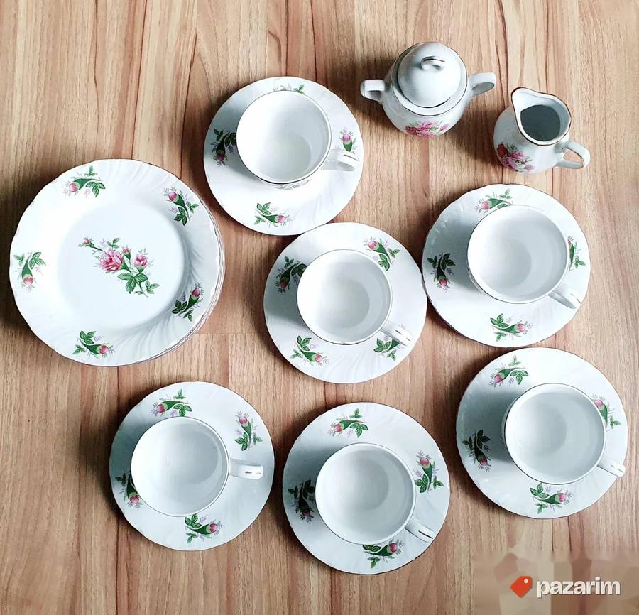 Akcija! Čajni set od porcelana UVOZ 2