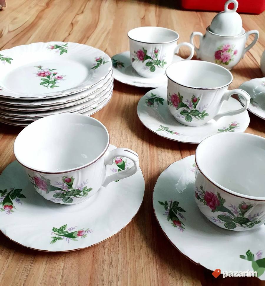 Akcija! Čajni set od porcelana UVOZ 3