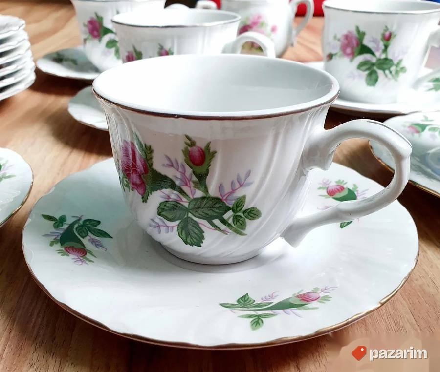 Akcija! Čajni set od porcelana UVOZ 6
