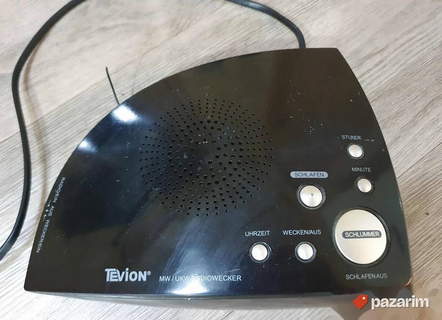 Tevion MW/UKW radio budilnik UVOZ 3