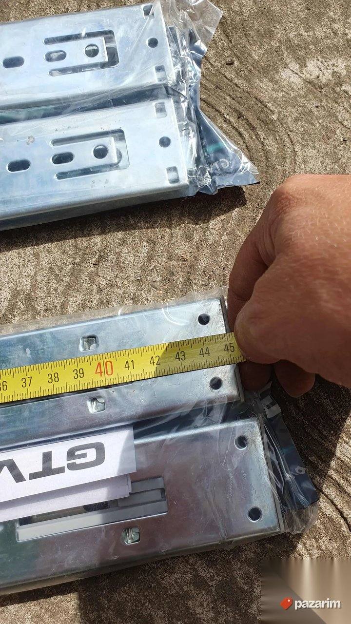 Metalne šine za fioke dužina 45 cm 3 para 6