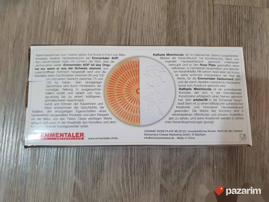 Keramička tacna za sir UVOZ 5