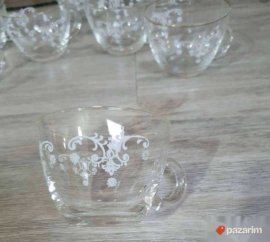 Retro staklene činijice za desert, kompot ili posluženje 3