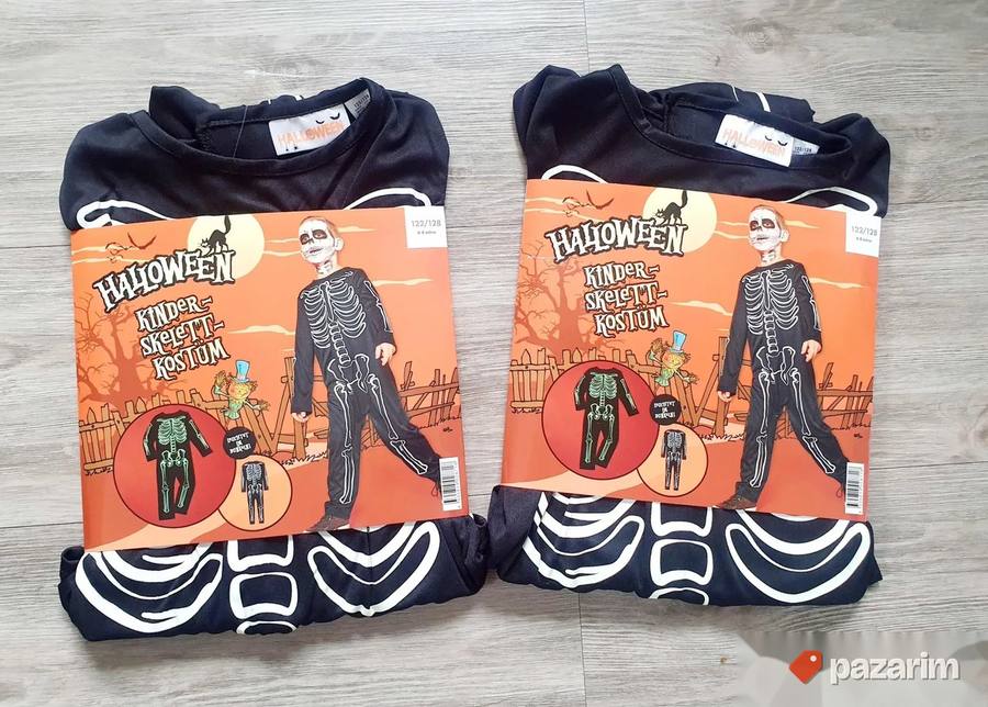 Nov dečiji halloween kostim kostur svetli u mraku6-8 godina 3