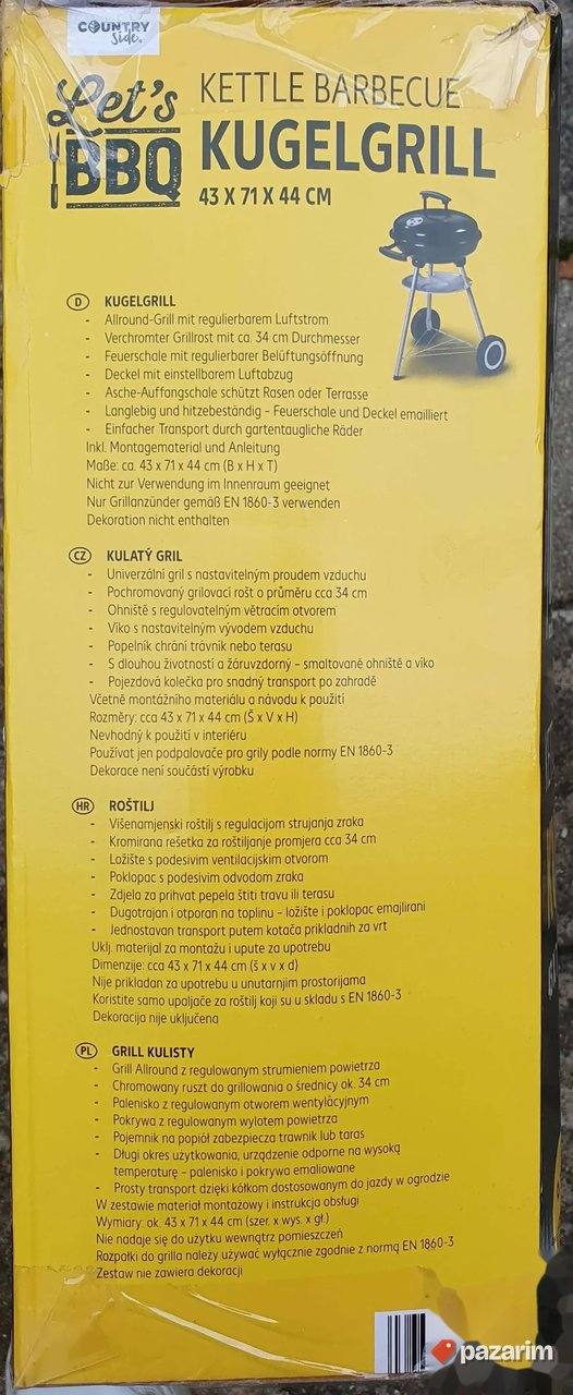 Nov kuglasti roštilj 3