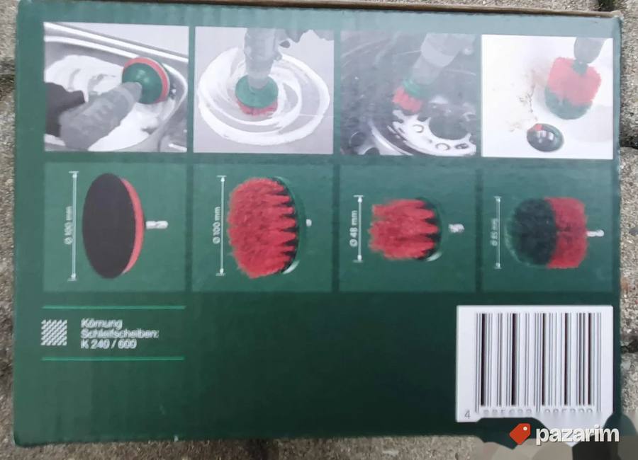 Novi Parkside set četki i brusnih podloga 2