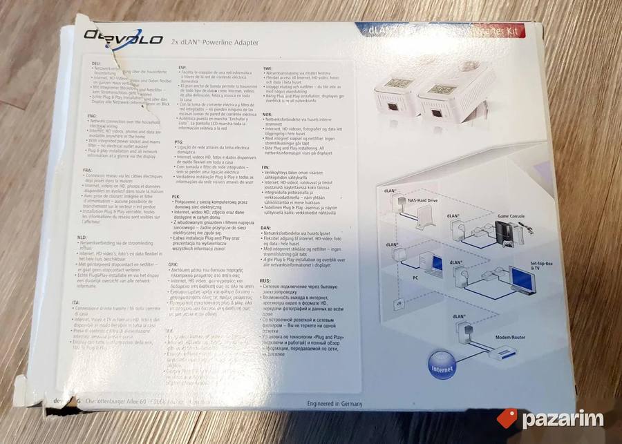 Devolo dLAN 200 AVsmart+ Powerline Starter set 3